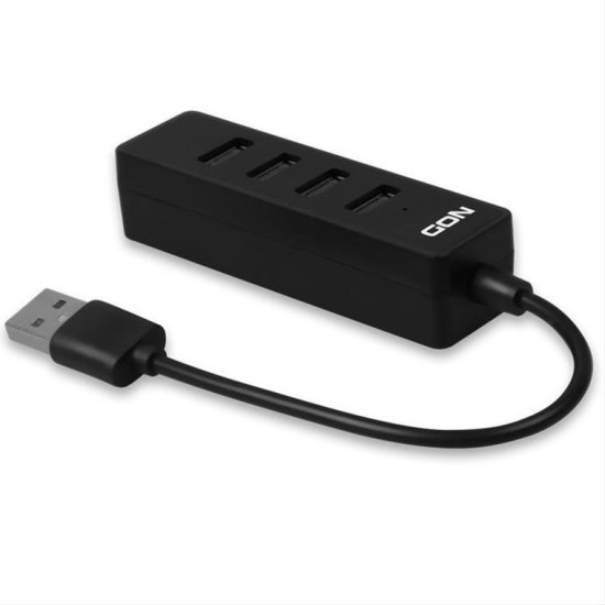 USB 2.0 Hub 4 θυρών σε μαύρο χρώμα NOD WORK HUB 4.2 USB 2.0 Hub 4 θυρών σε μαύρο χρώμα NOD WORK HUB 4.2