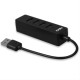 USB 2.0 Hub 4 θυρών σε μαύρο χρώμα NOD WORK HUB 4.2 USB 2.0 Hub 4 θυρών σε μαύρο χρώμα NOD WORK HUB 4.2