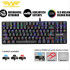 ARMAGGEDDON MECHANICAL LOW PROFILE KEYBOARD RGB FALCONET BLACK SMK9RB