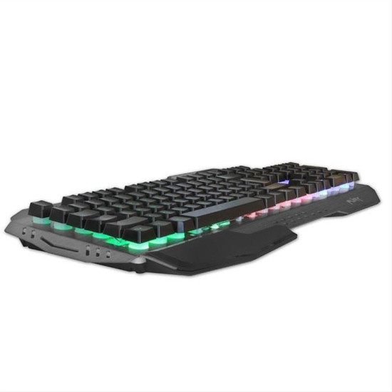 Ενσύρματο gaming πληκτρολόγιο, με RGB LED οπίσθιο φωτισμό, αλουμίνιο και palm rest NOD FURY Ενσύρματο gaming πληκτρολόγιο, με RGB LED οπίσθιο φωτισμό, αλουμίνιο και palm rest NOD FURY