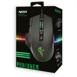 Ενσύρματο RGB Gaming mouse με λογισμικό για custom setup και ανάλυση έως 3200DP NOD PUNISHER Ενσύρματο RGB Gaming mouse με λογισμικό για custom setup και ανάλυση έως 3200DP NOD PUNISHER