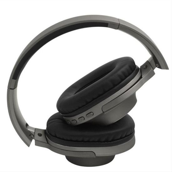 Bluetooth over-ear ακουστικά με μικρόφωνο, σε γκρι χρώμα NOD PLAYLIST GREY Bluetooth over-ear ακουστικά με μικρόφωνο, σε γκρι χρώμα NOD PLAYLIST GREY