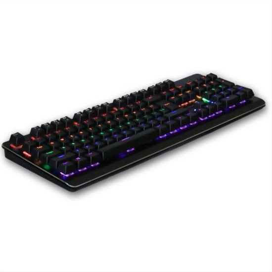 Ενσύρματο μηχανικό gaming πληκτρολόγιο, με backlight RGB LED επιφάνεια από αλουμίνιο NOD IRON STRIKE