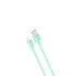 XO cable NB156 USB - Lightning 1,0 m 2,4A green GSM104066