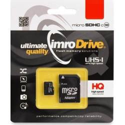 Κάρτα Μνήμης Imro Micro SD 4GB Class 10 High Speed με αντάπτορα Κάρτα Μνήμης Imro Micro SD 4GB Class 10 High Speed με αντάπτορα