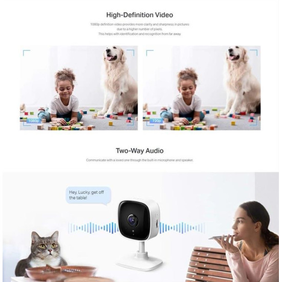 TP-LINK Wi-Fi Camera Tapo-C100 Full HD, Motion Detection, Ver. 1.0 TP-LINK Wi-Fi Camera Tapo-C100 Full HD, Motion Detection, Ver. 1.0