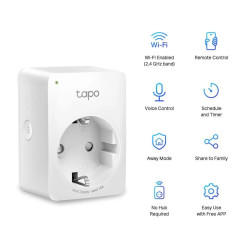 TP-LINK smart αντάπτορας ρεύματος TAPO-P100, Wi-Fi, bluetooth, Ver. 1.2