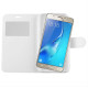 ΘΗΚΗ SAMSUNG J5 2016 J510 LEATHER-TPU VIEW BOOK STAND WHITE