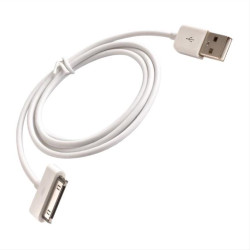 Cable USB - 30 - pin 1,0 m 1A white bulk Cable USB - 30 - pin 1,0 m 1A white bulk