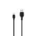 XO cable NB103 USB - Lightning 2,0 m 2,1A black GSM094465