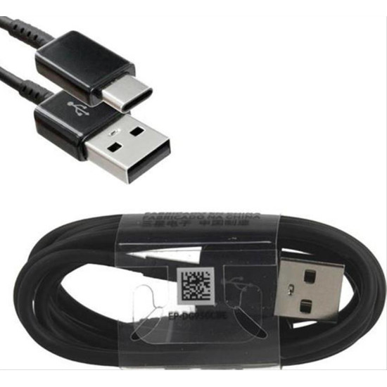 Original Cable USB - SAMSUNG EP-DW700CBE Type- C 1,5m black bulk