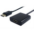 POWERTECH converter DisplayPort σε HDMI PTH-031, passive, μαύρο