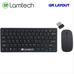 LAMTECH MINI WIRELESS 2,4G KEYBOARD AND MOUSE GR LAYOUT LAM020854
