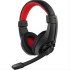 Gembird Gaming headset with volume control, black/red GHS-01