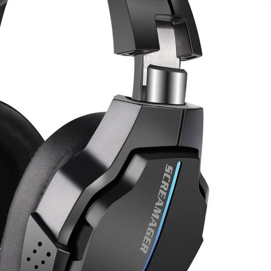Gaming headset με αναδιπλούμενο μικρόφωνο και rainbow RGB LED φωτισμό NOD SCREAMAGER Gaming headset με αναδιπλούμενο μικρόφωνο και rainbow RGB LED φωτισμό NOD SCREAMAGER