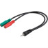 Αντάπτορας ήχου 0,3m, κατάλληλο για headsets 50467