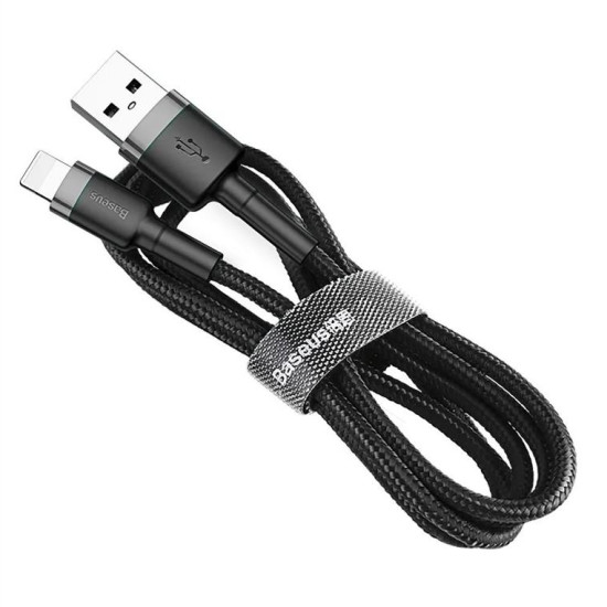 BASEUS Cable USB For iPhone Lightning 8-pin 2A 3 meter Gold+Black CALKLF-RV1