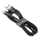 BASEUS Cable USB For iPhone Lightning 8-pin 2A 3 meter Gold+Black CALKLF-RV1