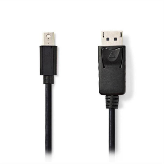 NEDIS Καλώδιο MiniDisplayPort αρσ. - DisplayPort αρσ., 2m. CCGT37400BK20