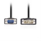 NEDIS Καλώδιο DVI-A 12+5p αρσ. - VGA αρσ. 2m. CCGP32100BK20