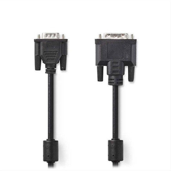 NEDIS Καλώδιο DVI-A 12+5p αρσ. - VGA αρσ. 2m. CCGP32100BK20
