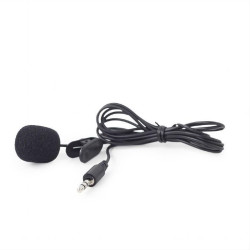 GEMBIRD CLIP-ON 3,5MM MICROPHONE MIC-C-01 BLACK