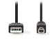 Καλώδιο USB 2.0 A αρσ.- B αρσ., 1m NEDIS CCGT60100BK10 Καλώδιο USB 2.0 A αρσ.- B αρσ., 1m NEDIS CCGT60100BK10