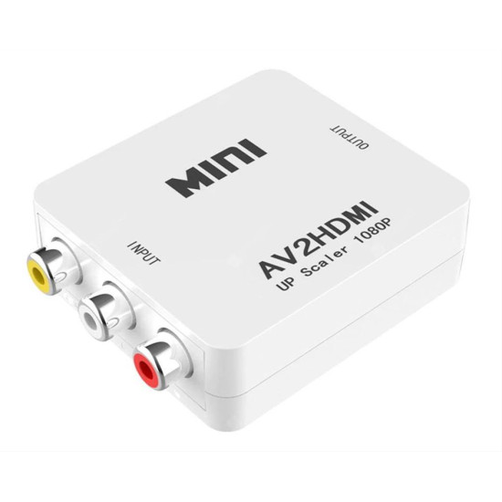 POWERTECH HD Video Converter CAB-H119 3x RCA σε HDMI, MS1858, Full HD POWERTECH HD Video Converter CAB-H119 3x RCA σε HDMI, MS1858, Full HD