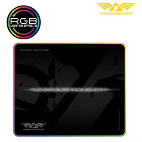 ARMAGGEDDON ASSAULT AS-29R RGB GAMING MOUSE MAT