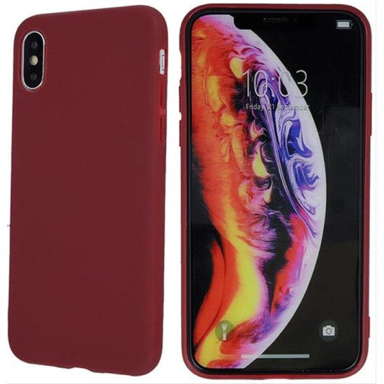 Matt TPU case for Xiaomi Mi Note 10 Lite burgundy Matt TPU case for Xiaomi Mi Note 10 Lite burgundy