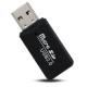 POWERTECH mini card reader PT-893, Micro SD card, μαύρος