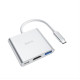 HOCO HUB HB14 Easy use Type C adapter (Type C to USB3.0 + HDMI+ PD67W) HOCO HUB HB14 Easy use Type C adapter (Type C to USB3.0 + HDMI+ PD67W)