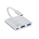 HOCO HUB HB14 Easy use Type C adapter (Type C to USB3.0 + HDMI+ PD67W) HOCO HUB HB14 Easy use Type C adapter (Type C to USB3.0 + HDMI+ PD67W)