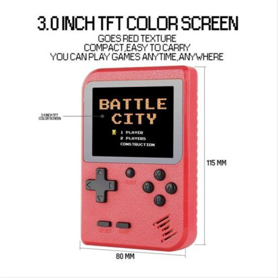 RETRO MINI CONSOLE GAME (400 GAMES)