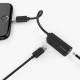 BASEUS καλώδιο lightning σε lightning & 3.5mm CALL32-01, 12cm, μαύρο
