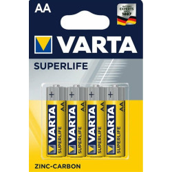 Zinc battery Varta Superlife R6 (AA) - 4 pieces Zinc battery Varta Superlife R6 (AA) - 4 pieces