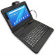 Universal θήκη προστασίας και μεταφοράς, για tablet 8", με ενσωματωμένο πληκτρολόγιο (ελληνικό / αγγλικό layout).