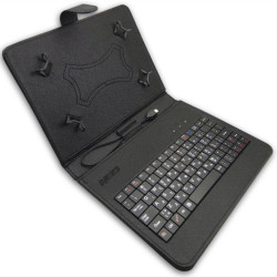 Universal θήκη προστασίας και μεταφοράς, για tablet 8", με ενσωματωμένο πληκτρολόγιο (ελληνικό / αγγλικό layout).