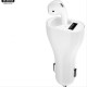 Car Charger WK & Wireless  Bluetooth V5.0 Headset P13 5V 2A