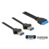 DELOCK καλώδιο USB 3.0 19 pin header (F) σε 2x USB 3.0 (F) 85244, 80cm