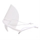 WHITE PLASTIC MULTI-PURPOSE FACE MASK