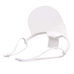 WHITE PLASTIC MULTI-PURPOSE FACE MASK WHITE PLASTIC MULTI-PURPOSE FACE MASK