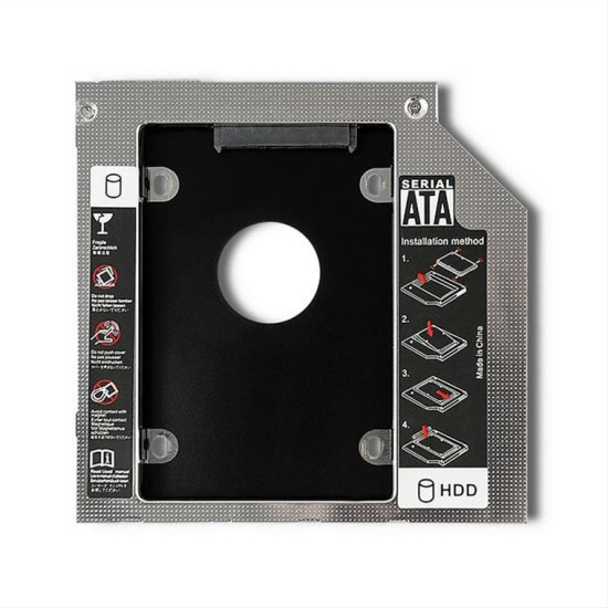 Qoltec Pocket for the second 2.5 HDD | 12.7 mm 51869 Qoltec Pocket for the second 2.5 HDD | 12.7 mm 51869