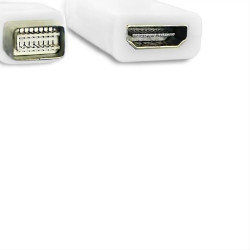 Qoltec Mini DVI Adapter male HDMI female 0.15m 50519 Qoltec Mini DVI Adapter male HDMI female 0.15m 50519