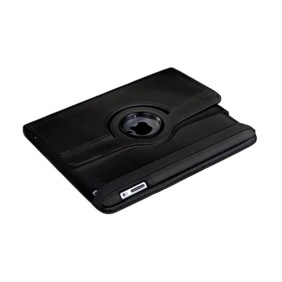 ΘΗΚΗ IPAD AIR 2 9.7" LEATHER BOOK ROTATING STAND BLACK