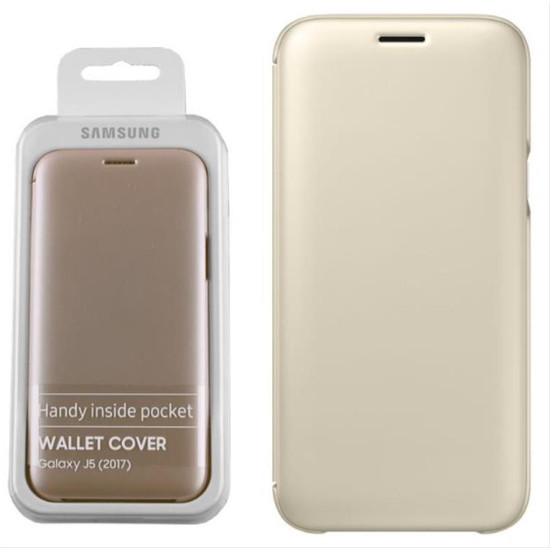 ΘΗΚΗ SAMSUNG J5 2017 J530 FLIP COVER EF-WJ530CFEGWW GOLD