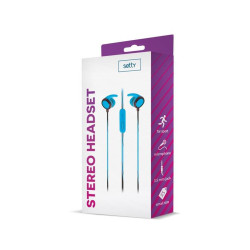 Setty Sport wired earphones blue Setty Sport wired earphones blue