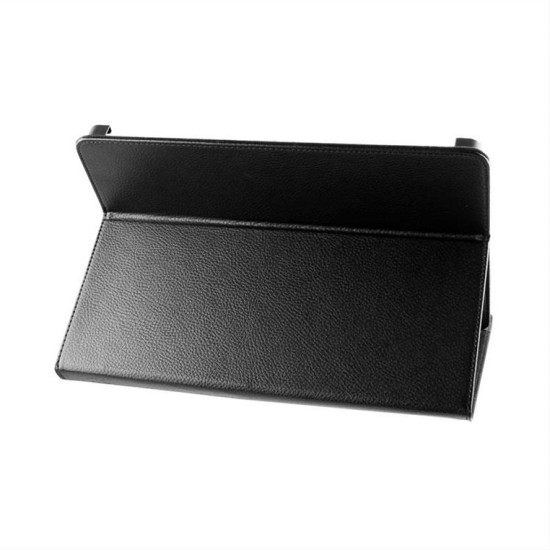 ΘΗΚΗ TABLET 8.1"-10.1" UNIVERSAL LEATHER BOOK STAND BLACK