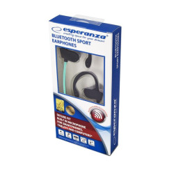 ESPERANZA BLUETOOTH SPORT EARPHONES BLACK/GREEN EH188G ESPERANZA BLUETOOTH SPORT EARPHONES BLACK/GREEN EH188G
