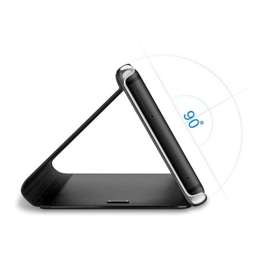 Smart Clear View Case for Xiaomi Redmi Note 7 black OEM002144